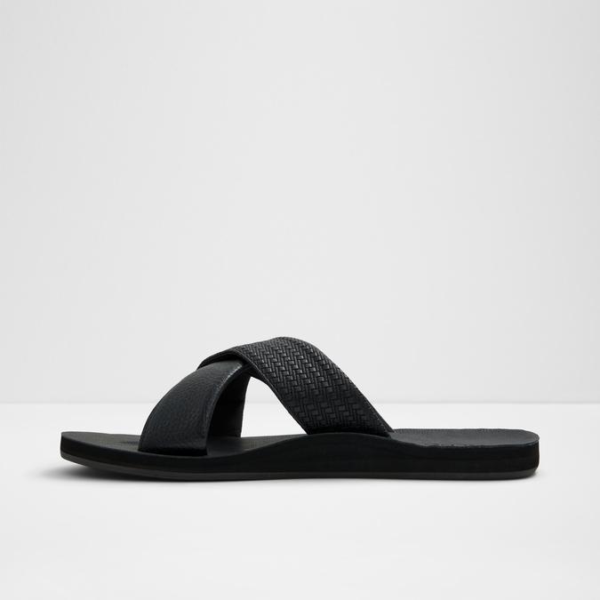 Stmock-In Men's Black Strap Sandals image number 3