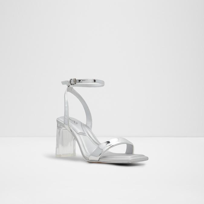 Aurorai Women's Silver Dress Sandals image number 4