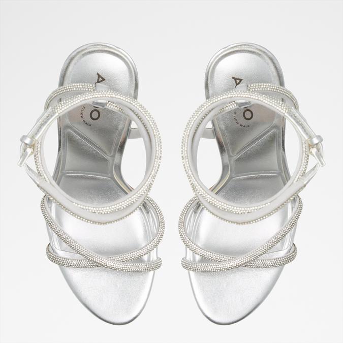 Manaelden-In Women's Silver Dress Sandals