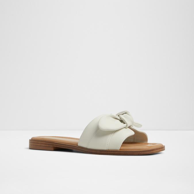 Laviniaa-In Women's White Flat Sandals image number 4