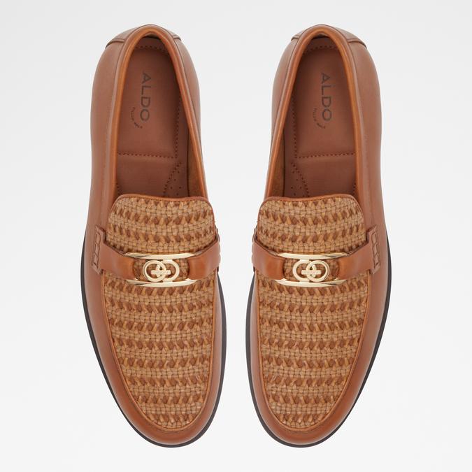 Idris Men's Cognac Dress Loafers image number 1