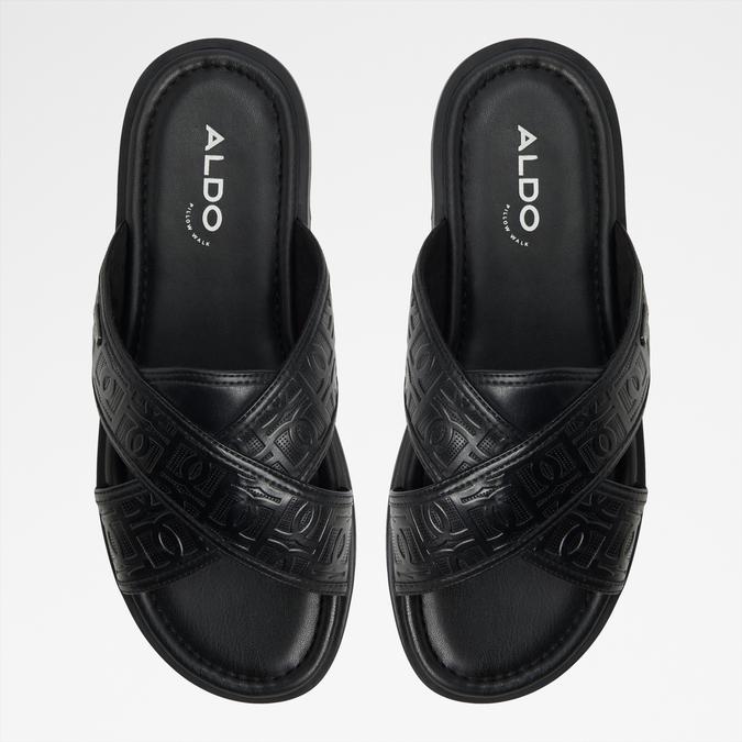 Olinoa-In Men's Black Strap Sandals