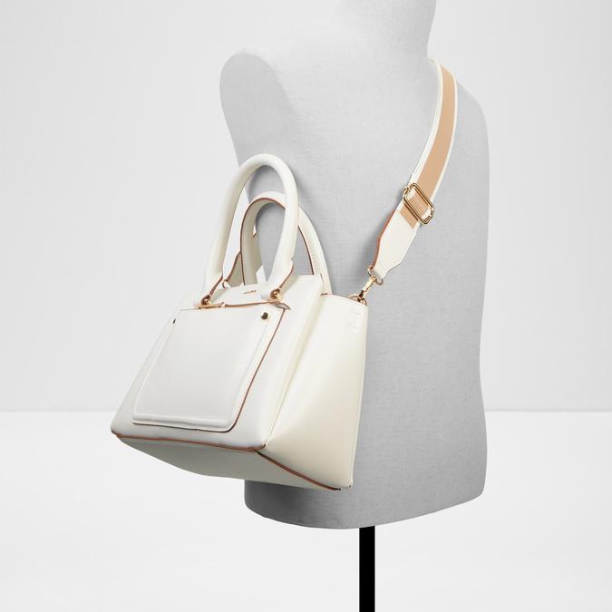 Kederasean Women's White Satchel image number 3