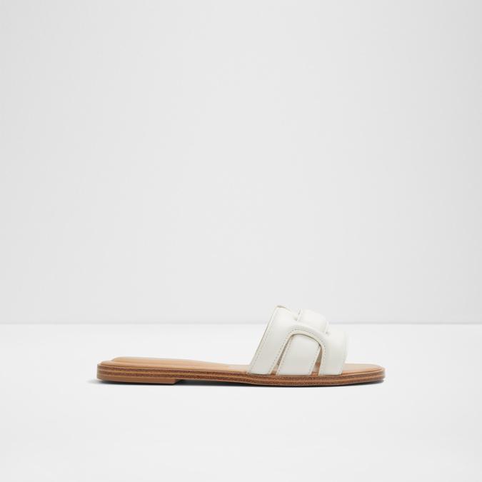 Elenaaa-In Women's White Flat Sandals