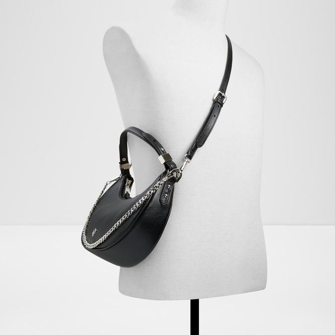 Charlisa Women's Black Shoulder Bag image number 4