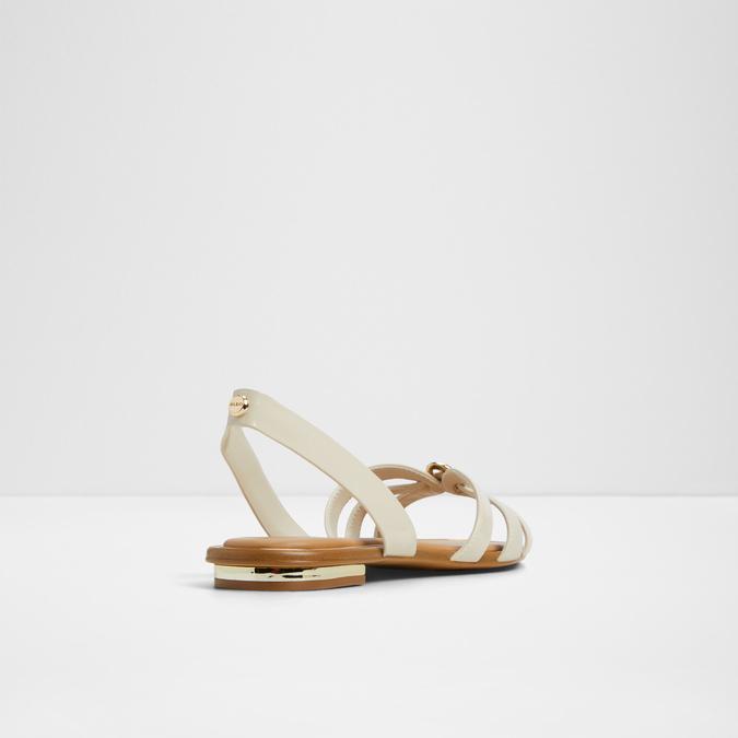 Marassita-In Women's White Flat Sandals image number 2