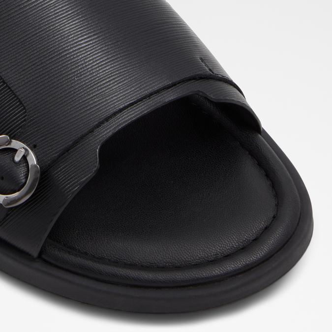 Shoresidea-In Men's Black Strap Sandals image number 5