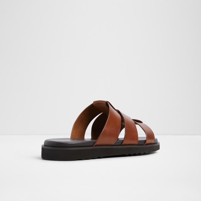 Light-In Men's Cognac Strap Sandals image number 2