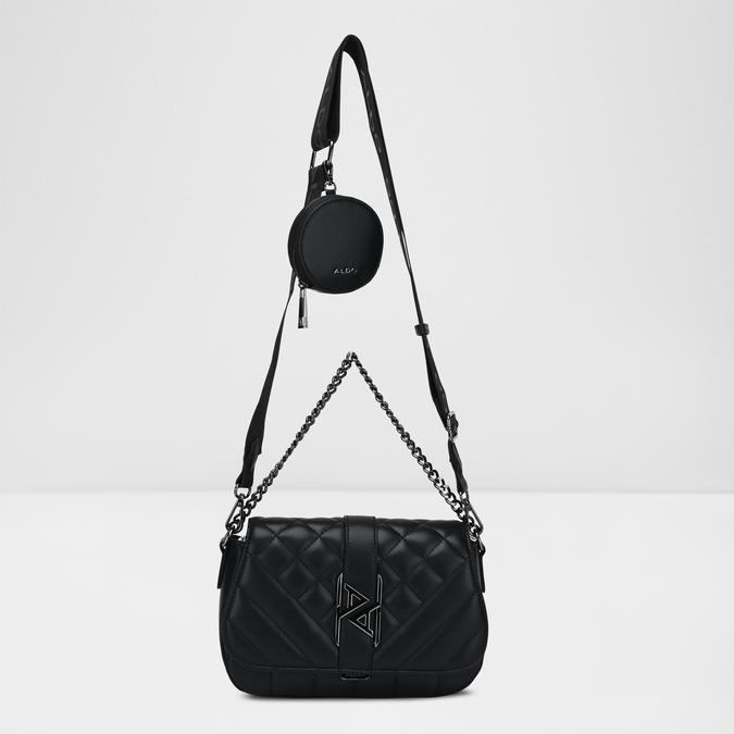 Gameth Women's Black Shoulder Bag image number 4