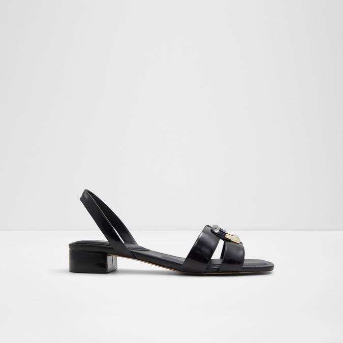 Alamaendar-In Women's Black Block Heel Sandals