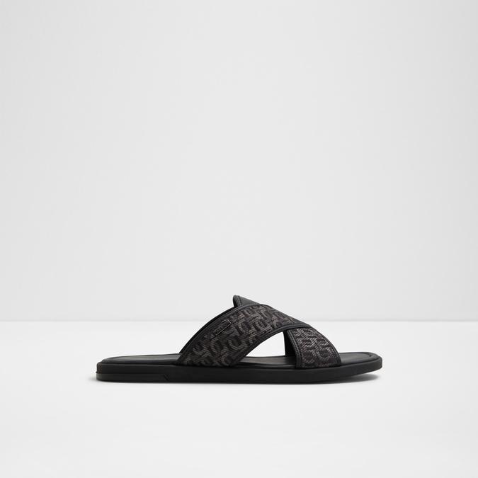 Olinoa-In Men's Black Strap Sandals