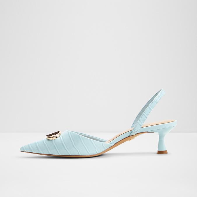 Delicate-In Women's Blue Pumps image number 4