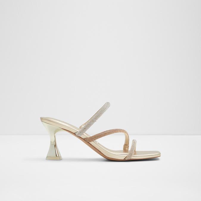 Jewella-In Women's Gold Dress Sandals image number 0