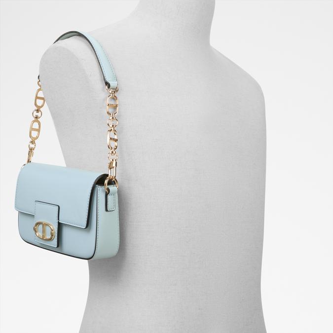 Exquisite Women's Blue Shoulder Bag image number 4