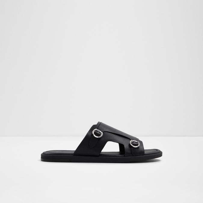 Shoresidea-In Men's Black Strap Sandals image number 0