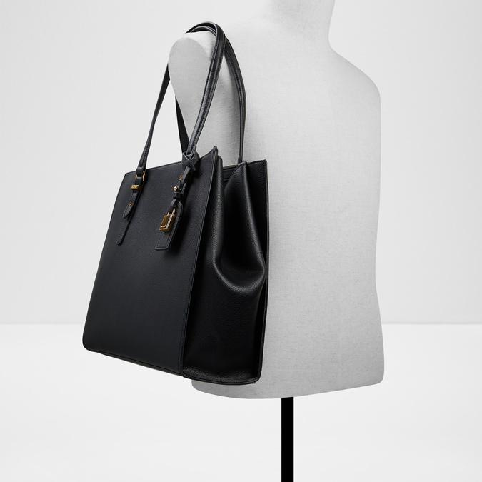 Feacan Women's Black Satchel image number 3