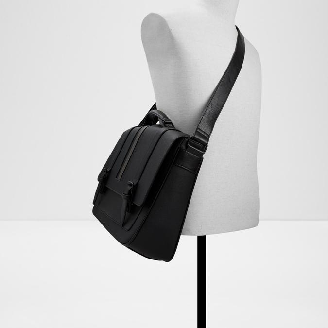 Muniel Men's Black Messenger image number 3