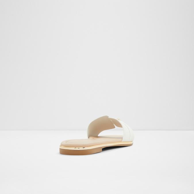 Darine Women's White Flat Sandals image number 2