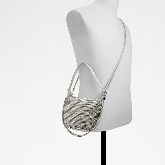 Mistera Women's Silver Shoulder Bag image number 3