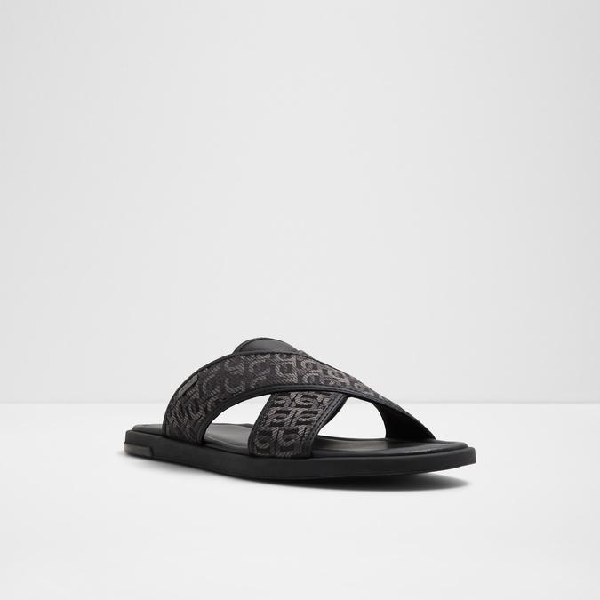 Olinoa-In Men's Black Strap Sandals image number 4