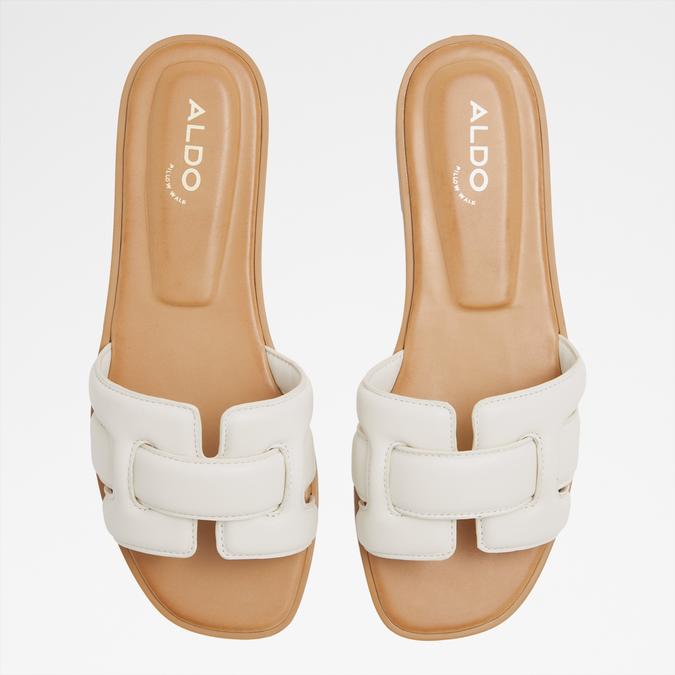 Elenaaa-In Women's White Flat Sandals image number 2