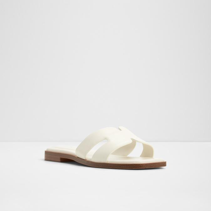 Itsandala-In Women's White Flat Sandals image number 4