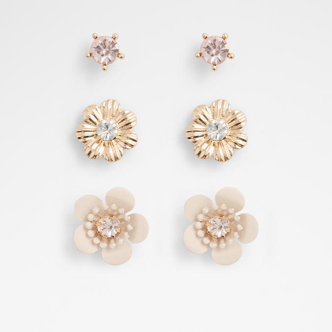Shop Rubans Voguish light pink colored stone studded earring Online at  Rubans