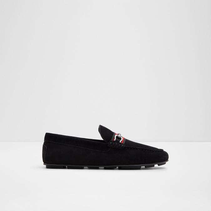 Spanner Men's Black Moccasins