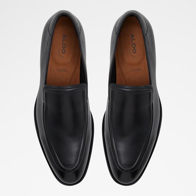 Suave Men's Black Dress Loafers image number 1