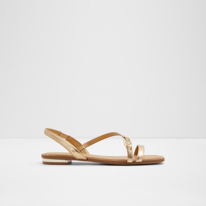 Amsale Women's Gold Flat Sandals image number 0