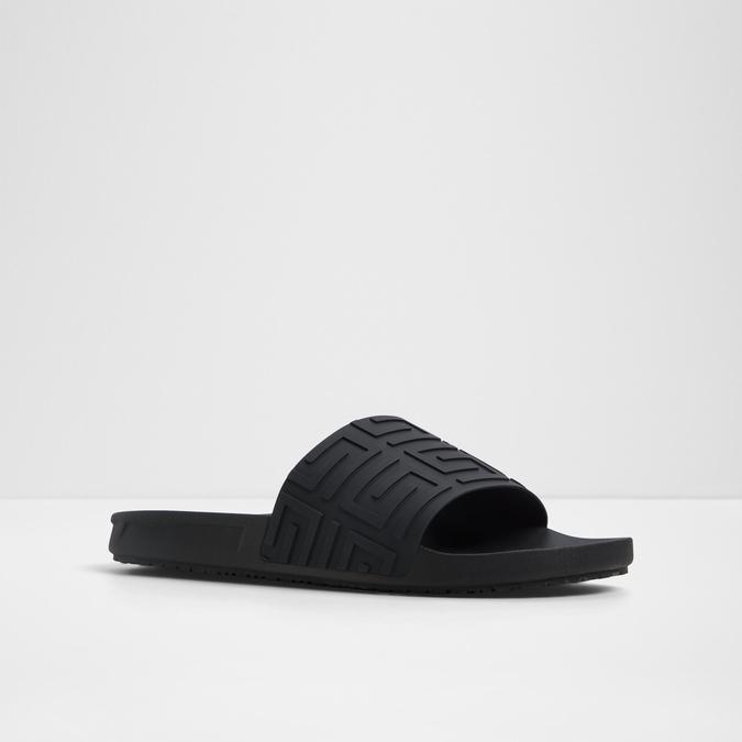 Atrani-In Men's Black Strap Sandals image number 4