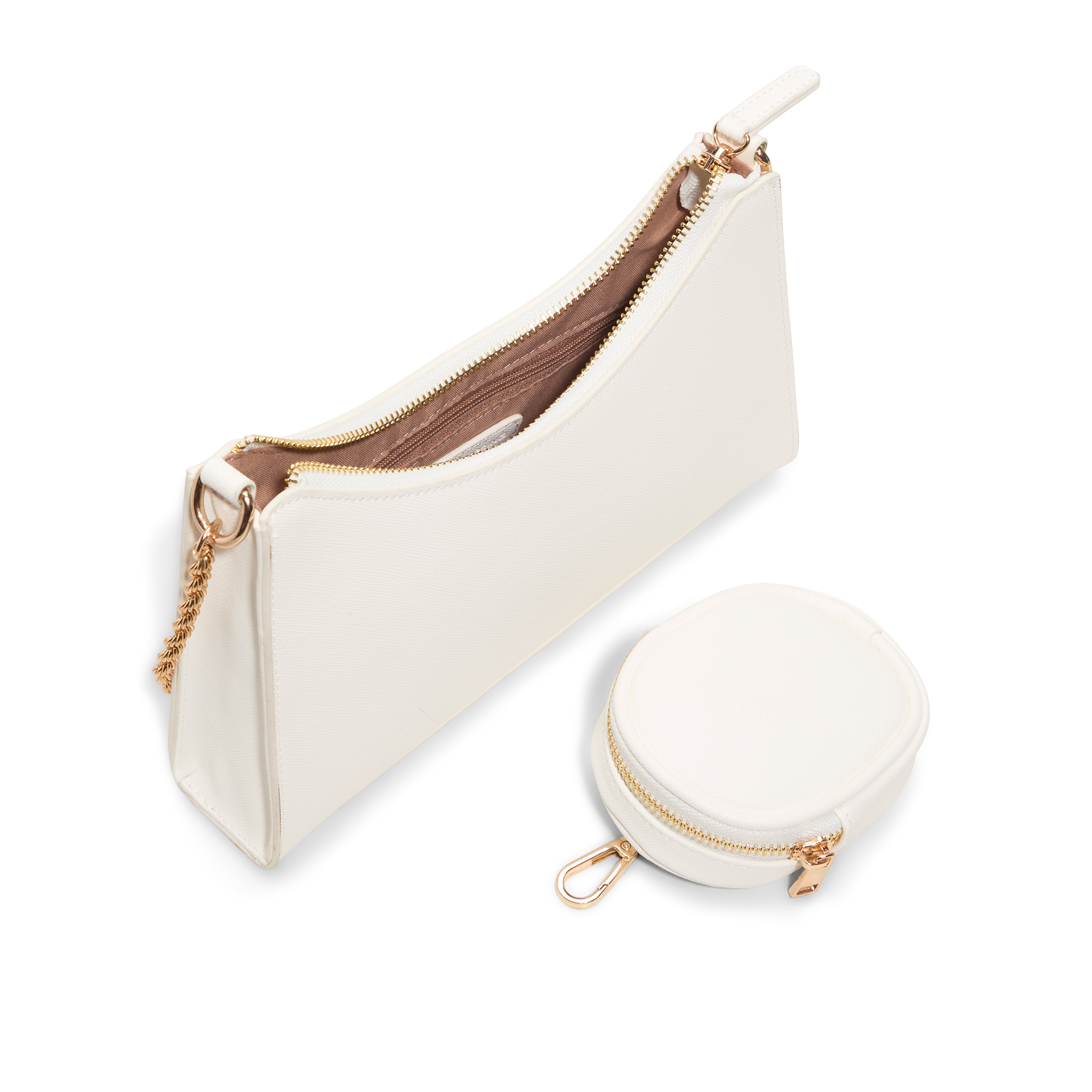 Adreddia Women's White Cross Body image number 2