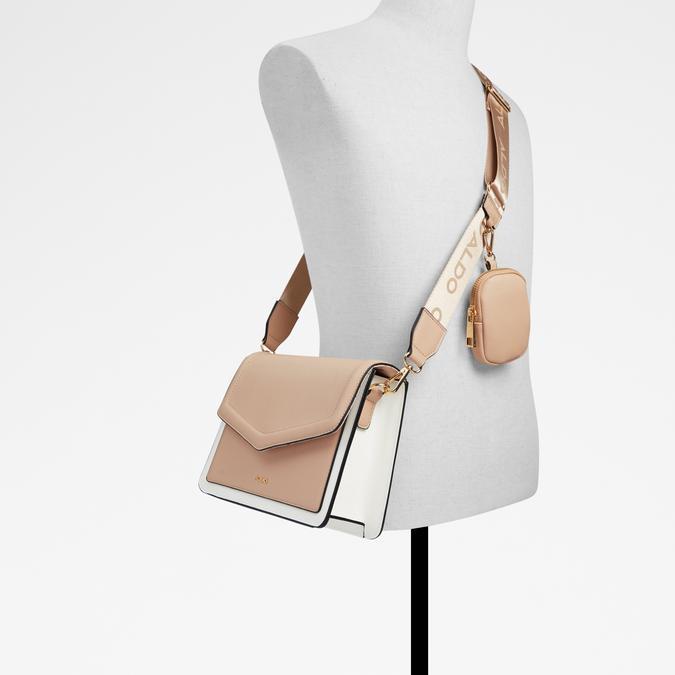 Woawen Women's Beige Cross Body image number 3