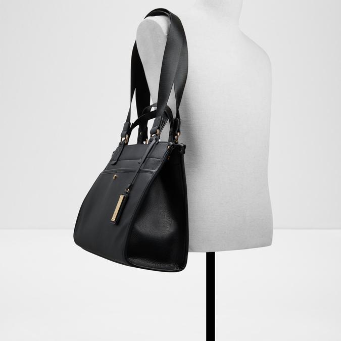 Adalima Women's Black Satchel image number 3