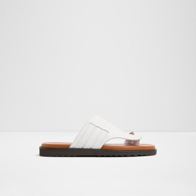 Haorina-In Men's White Strap Sandals image number 0