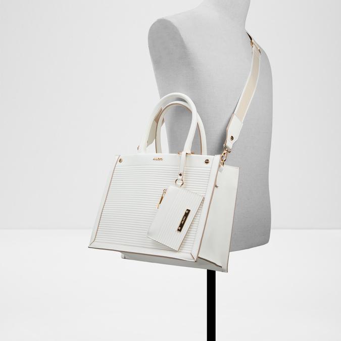 Daspias Women's White Satchel image number 3