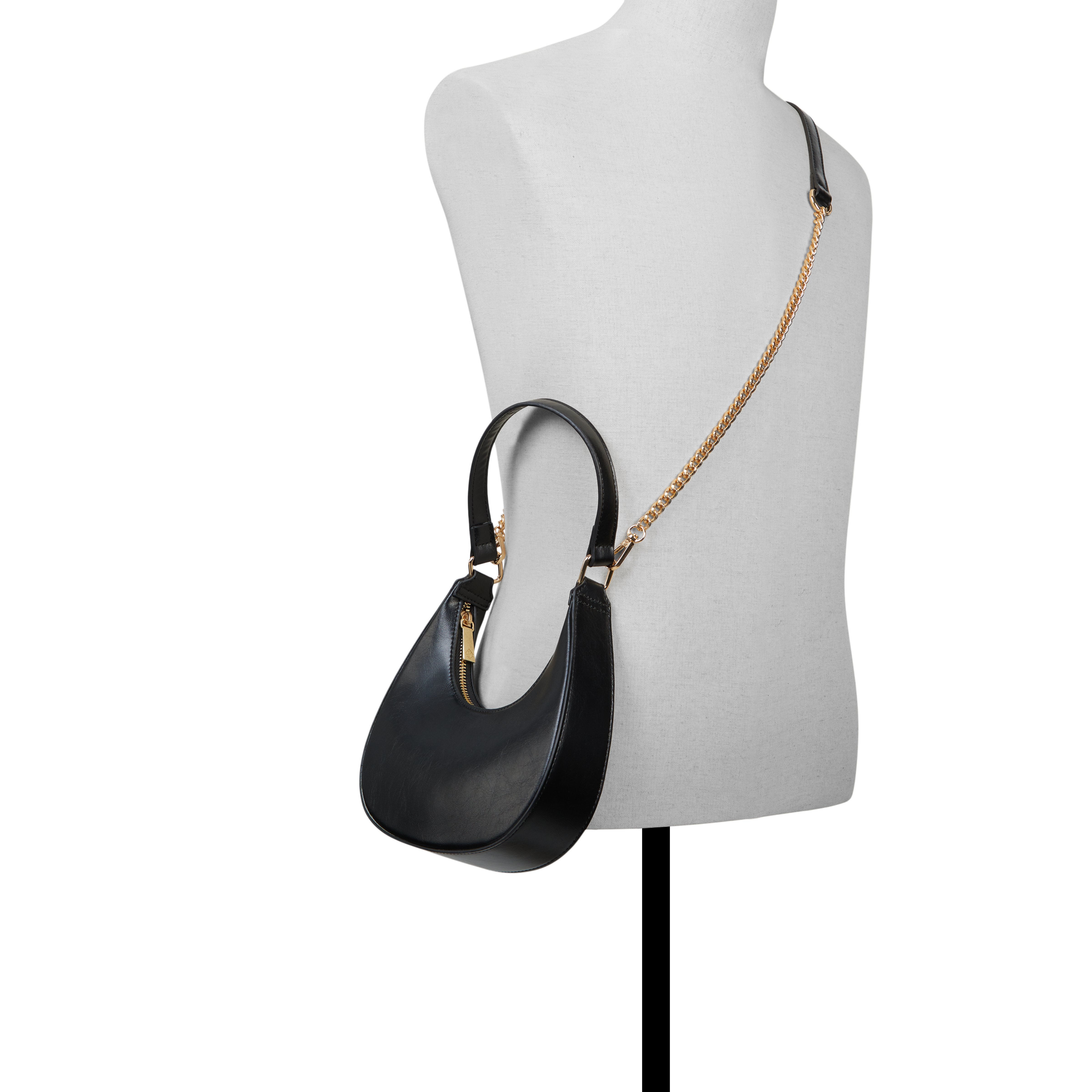 Celesty Women's Black Shoulder Bag image number 3