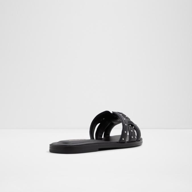 Elenaa Women's Black Flat Sandals image number 2