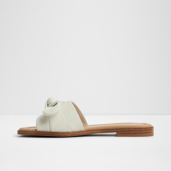 Laviniaa-In Women's White Flat Sandals image number 3