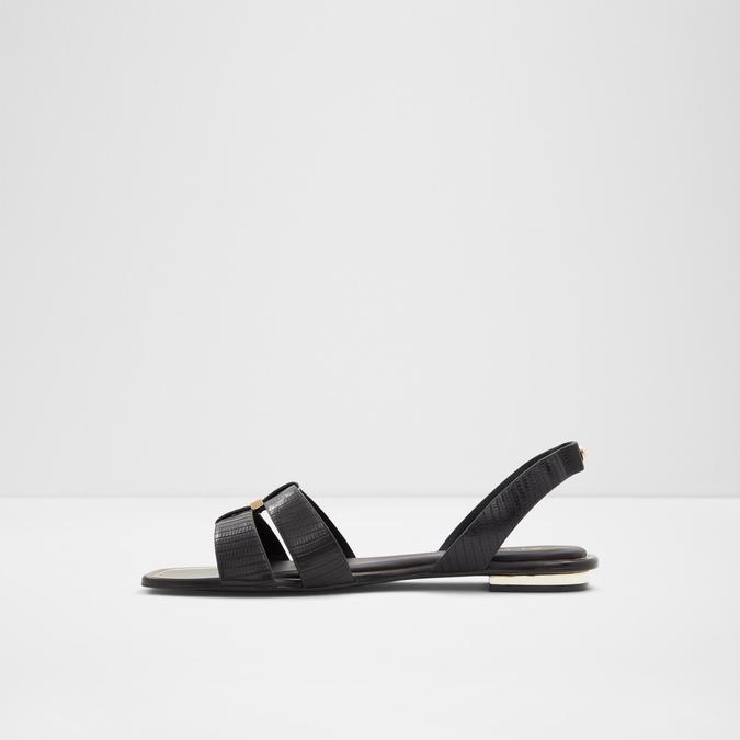 Balera Women's Black Flat Sandals image number 3