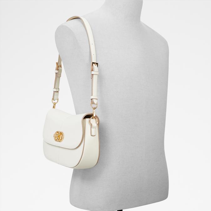 Ruyana Women's White Shoulder Bag image number 4