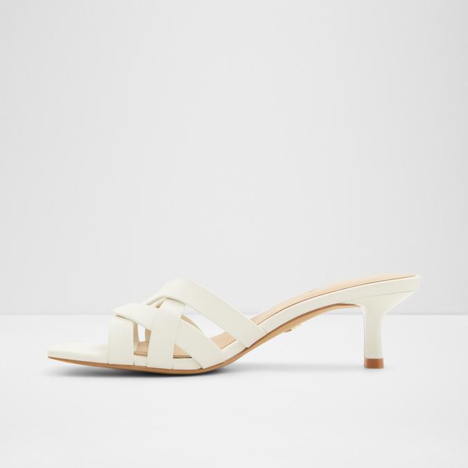 Etharedan Women's White Dress Sandals image number 4