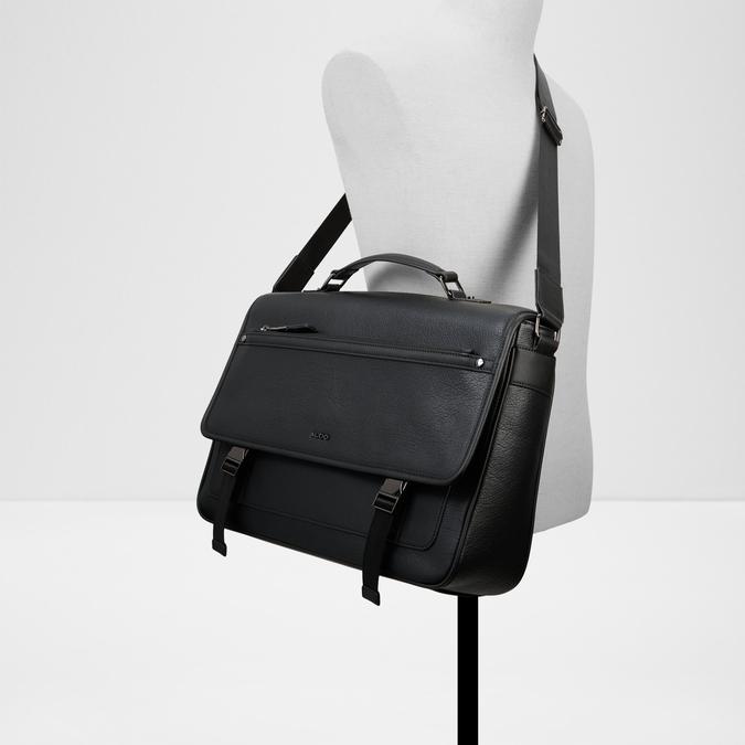 Souhil Men's Black Messenger image number 3