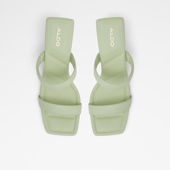 Charles & Keith See-through Sculptural Heel Sandals in Green | Lyst