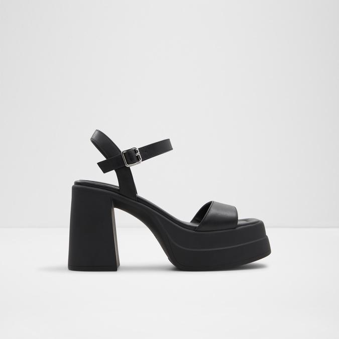 Versona | black stone embellished heels