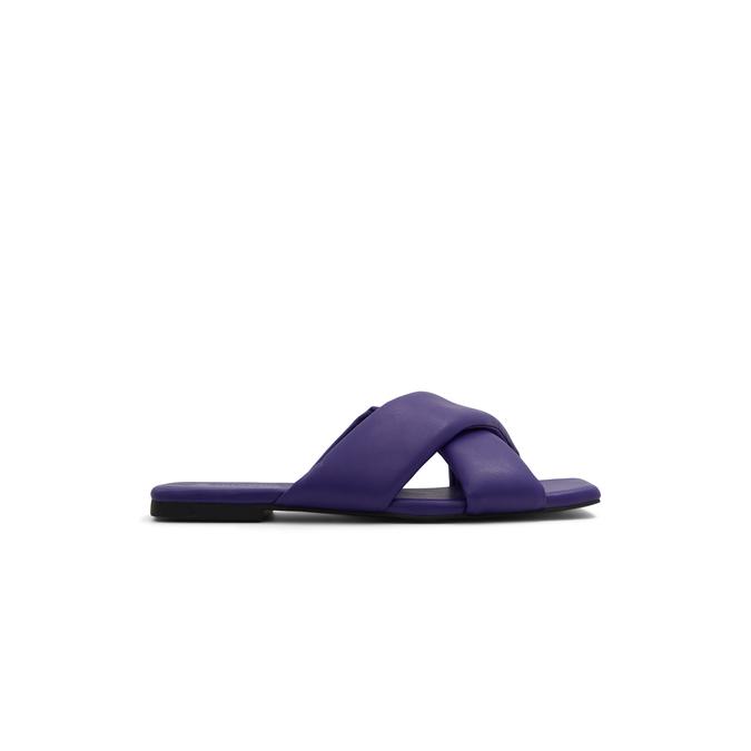 Flat sandals with crossover straps PURPLE – Kiabi Arabie