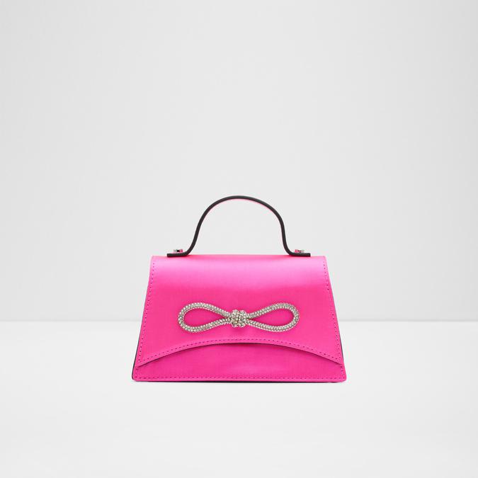 ALDO Crossbody Bag Mini Purse Top Handel Pink Tweed Handbag | eBay