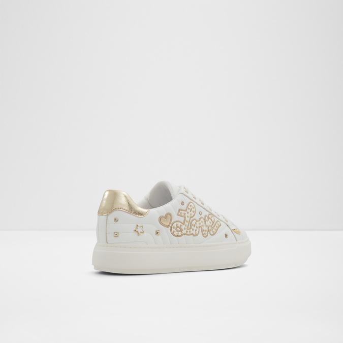 Lovenow Women's Clear On Gold Sneakers
