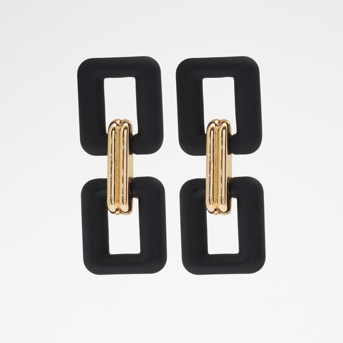 Nalah Women's Black On Gold Earrings image number 1