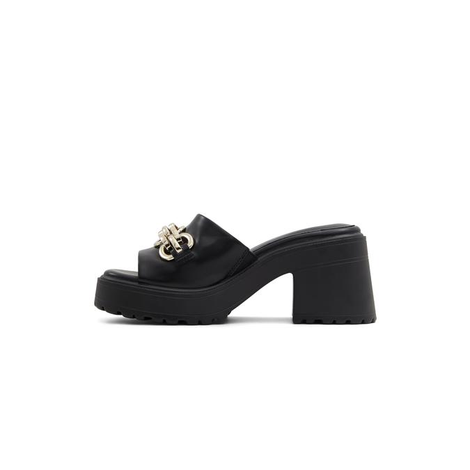 Cutie Women's Black Sandals image number 2